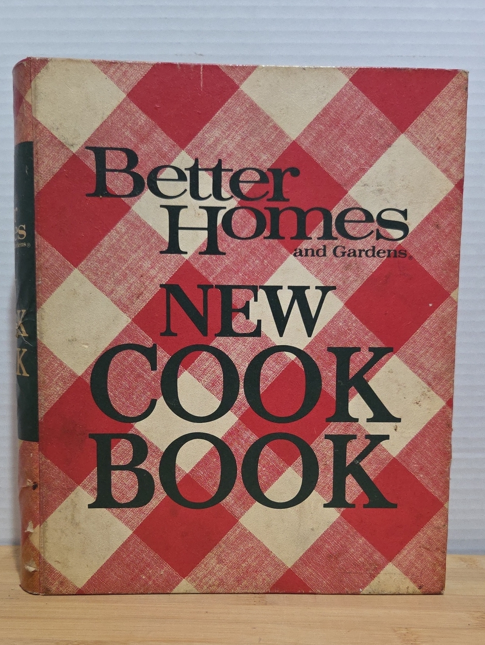 Better Homes And Gardens Red Plaid New Cook Book Binder  Vintage 1974